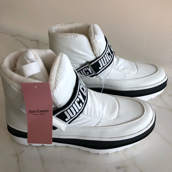 Juicy Couture Shoes - Juicy Couture White Moon Snow Booties / NWT